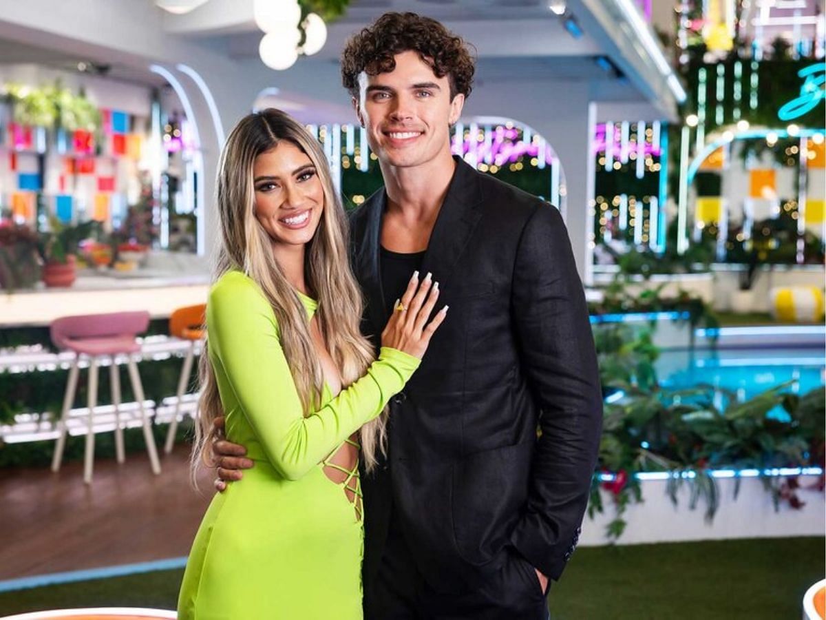 Belle-A and Nicolas (Image via Instagram/@loveislandusa)